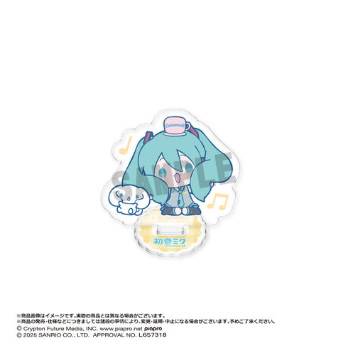 『初音ミク×シナモロール』トレーディングミニアクリルスタンド【BOX】